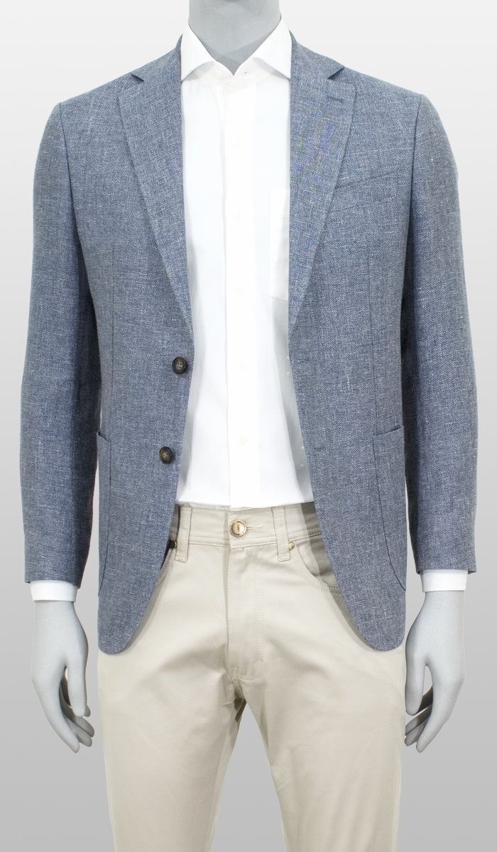 Paletó Slim Marzoto Sem Forro Bolso Chapado