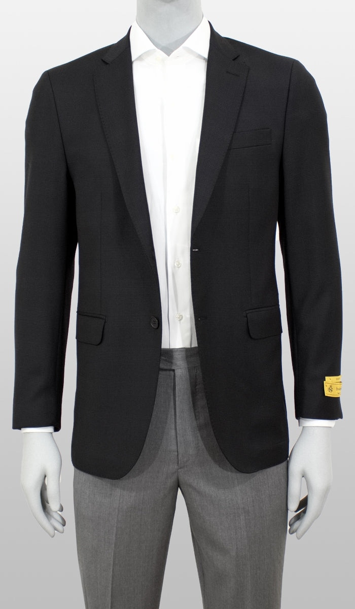 Paletó Sem Forro Xadrez Slim Brooksgold