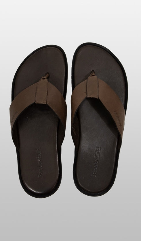 Chinelo De Couro Sola Confort