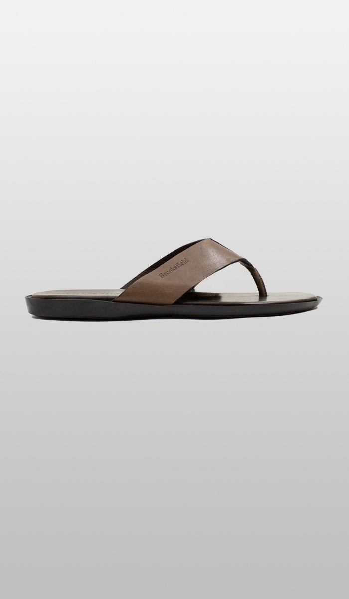 Chinelo De Couro Sola Confort