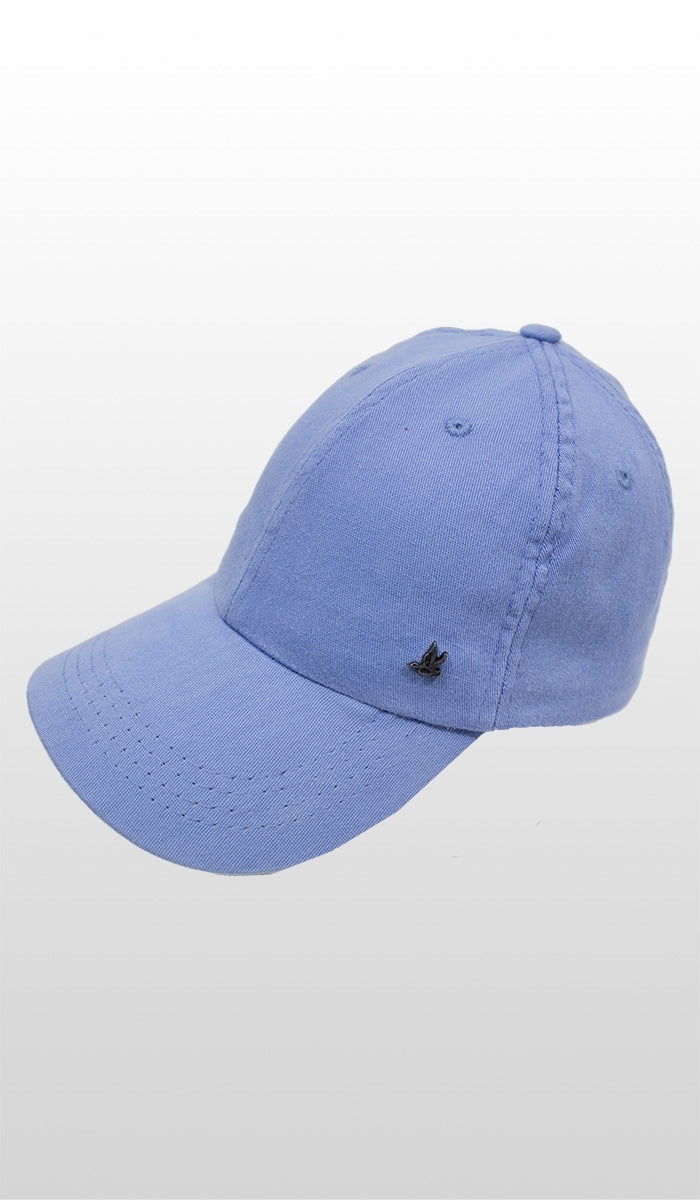 Boné De Sarja Com Pato E Fivela Em Metal