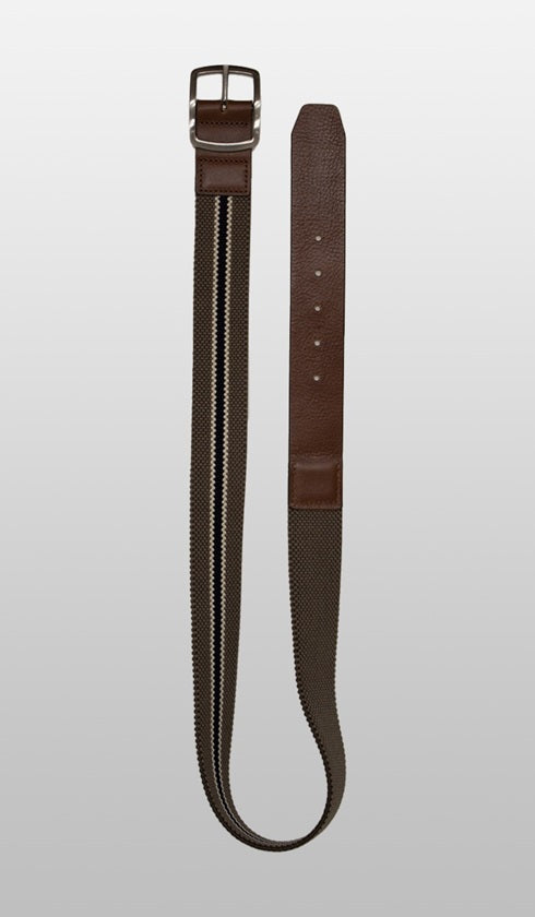 Cinto Dp Face Lisoelastico Ponta Couro