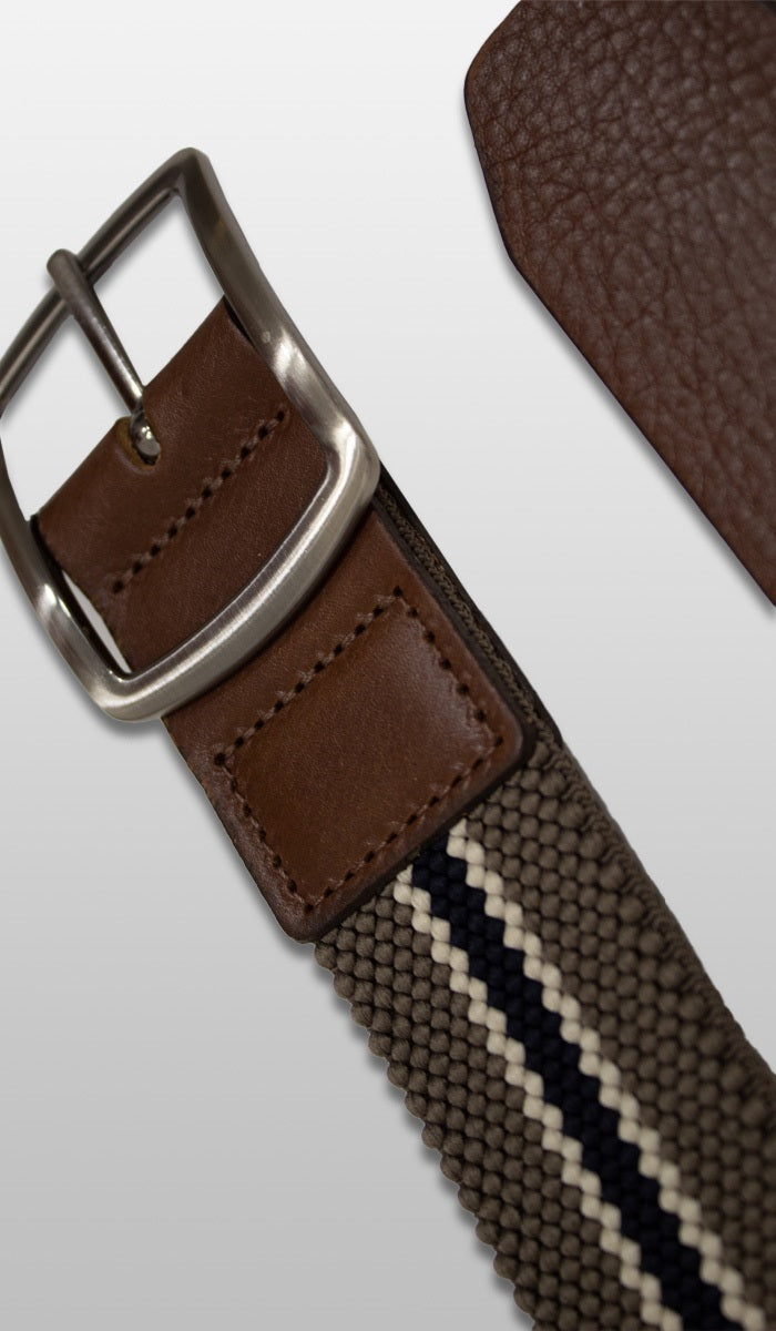 Cinto Dp Face Lisoelastico Ponta Couro