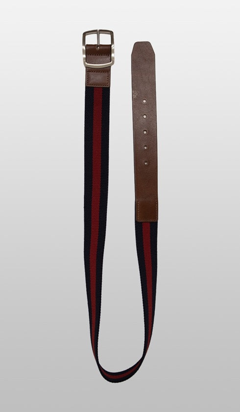 Cinto Dp Face Listra Elastico Ponta Cour