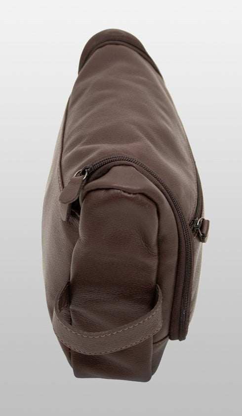 Necessaire De Couro Com Ziper Para Pendurar