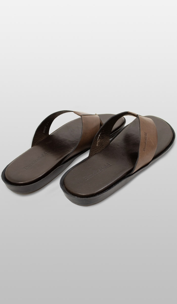 Chinelo De Couro Sola Confort