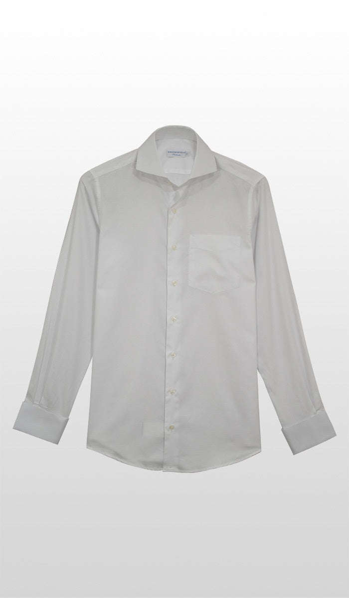 Camisa Social Lisa Punho Duplo